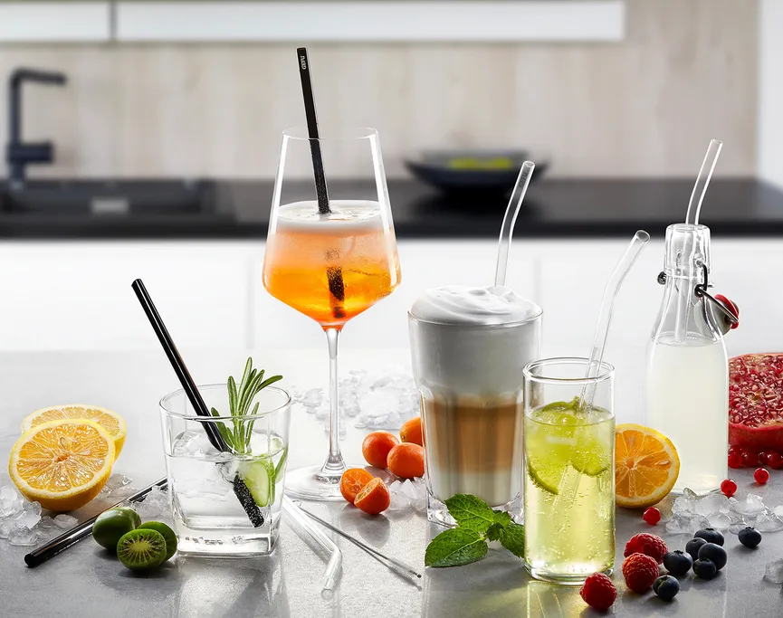 Glastrinkhalm Future transpare milieu