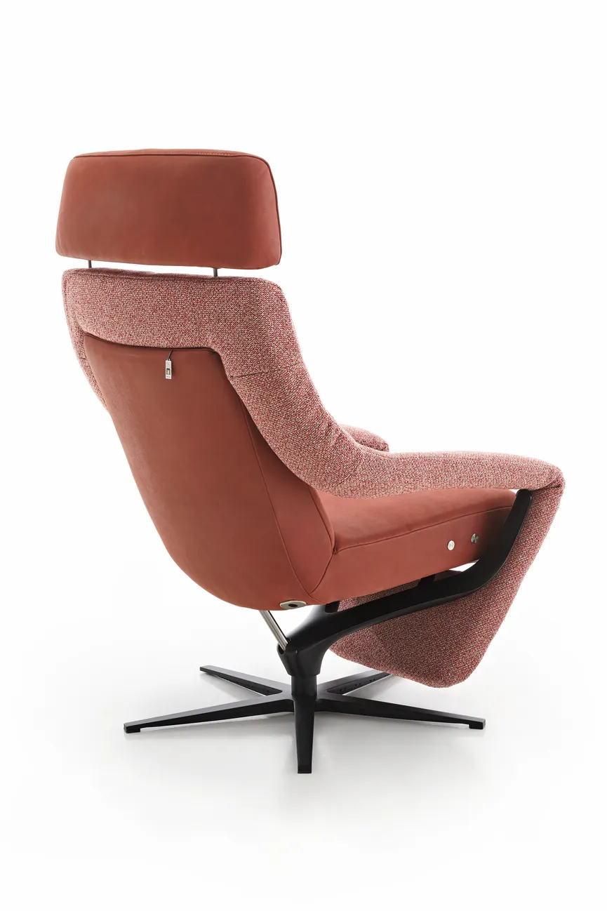 Sessel Yoko-3 DK schwarz detail