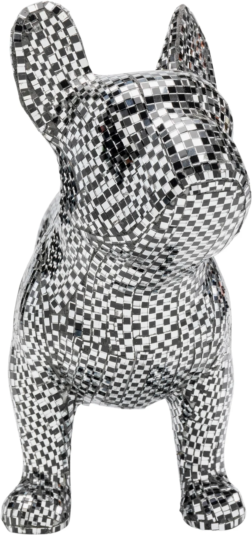 Figur "Bulldog Disco" Hund detail