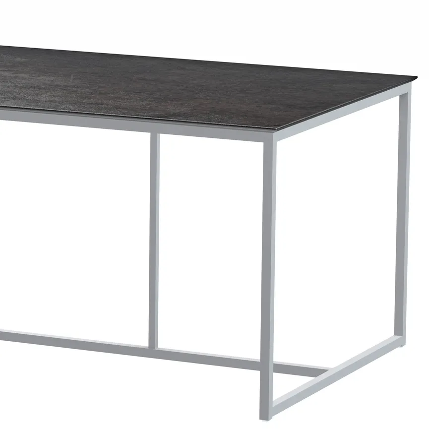 ** Tisch Quatro fr.grey 220x95 detail