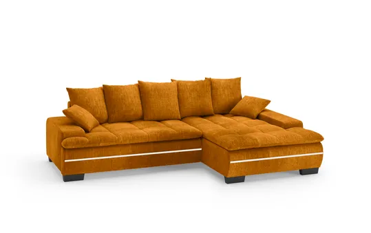 Ecksofa mit LED-Beleuchtung