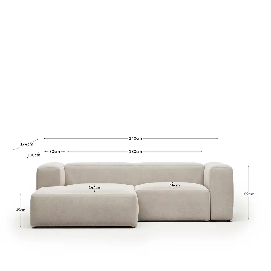 Ecksofa 2-Sitzer detail