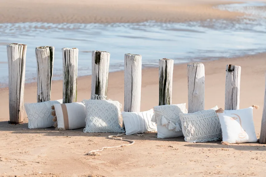 Kissen "Cosy" creme milieu