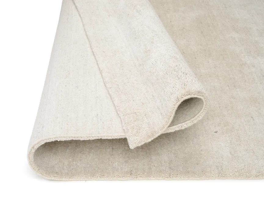 Handgewebter Hochflorteppich detail