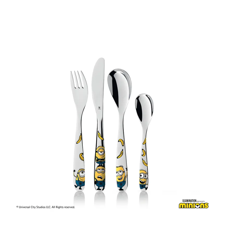 Kinderbesteck "Minions" 4-tlg. hauptaufnahme