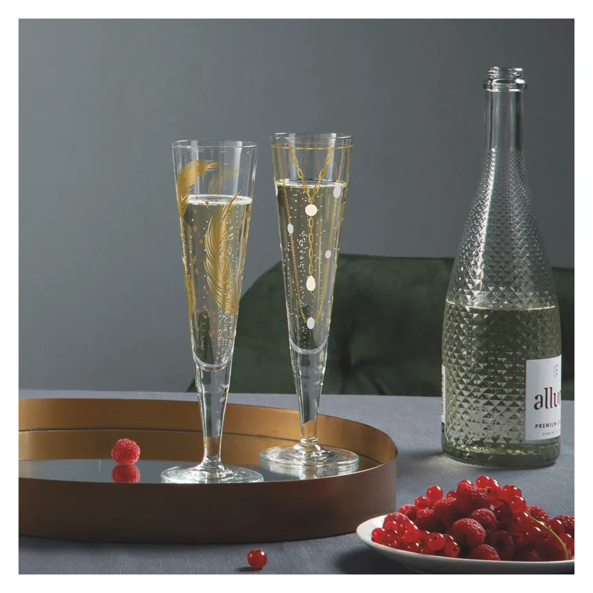 Champagnerglas "Goldnacht" milieu