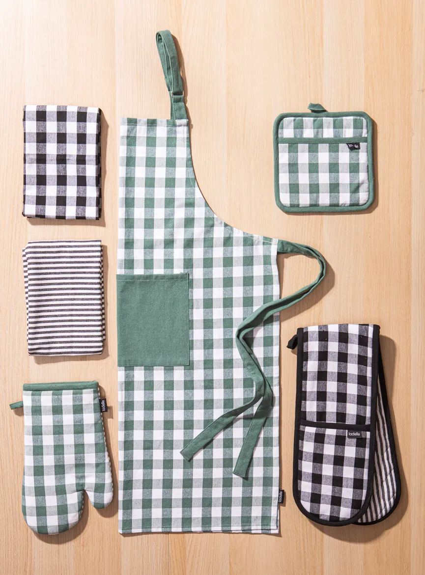 Topflappen "Gingham" 2er-Set milieu