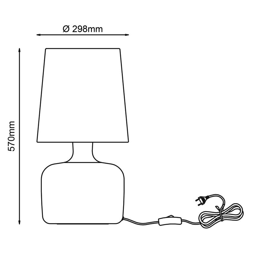 Tischleuchte " Hydra" detail