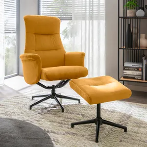 Sessel mit Hocker