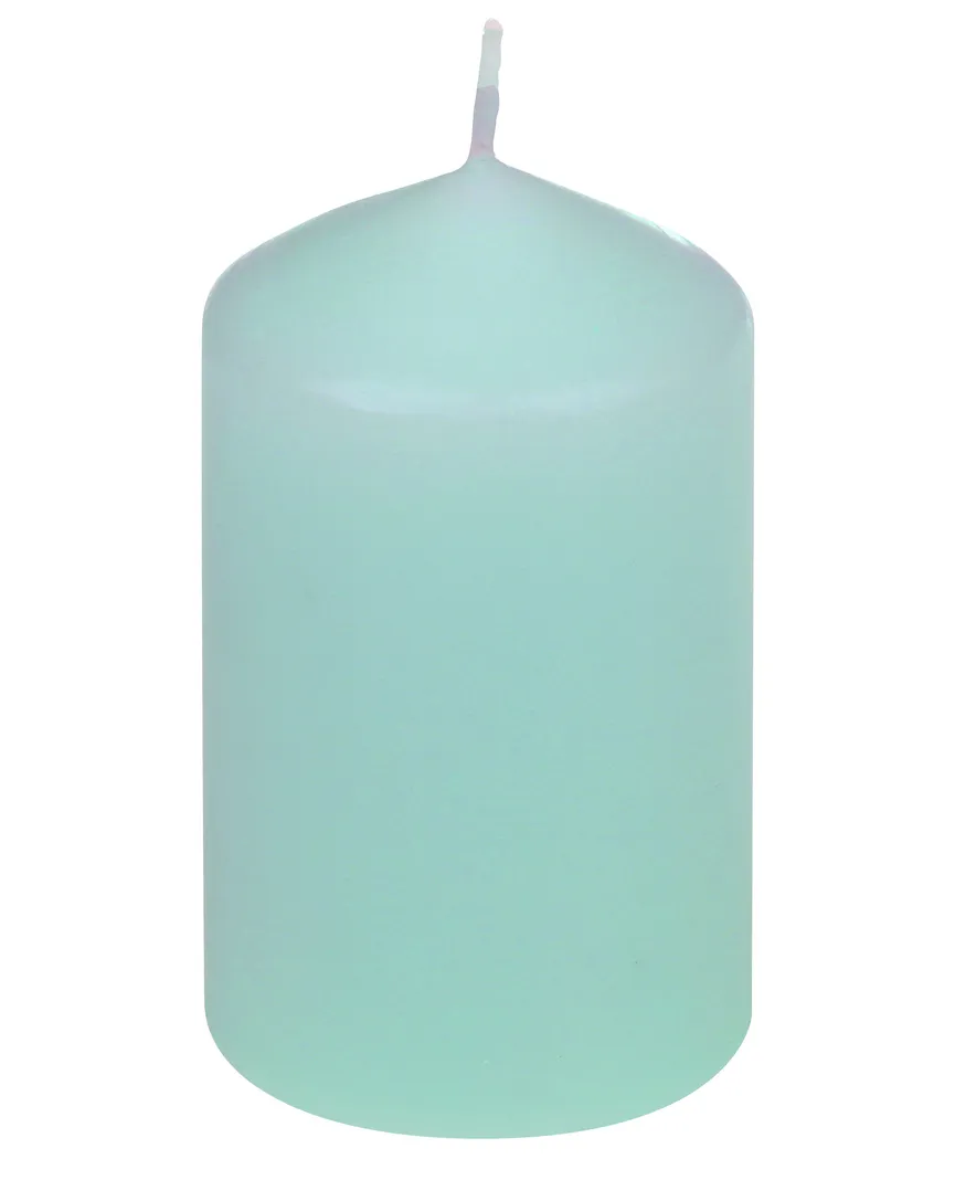 Stumpenkerze mint material_farbe