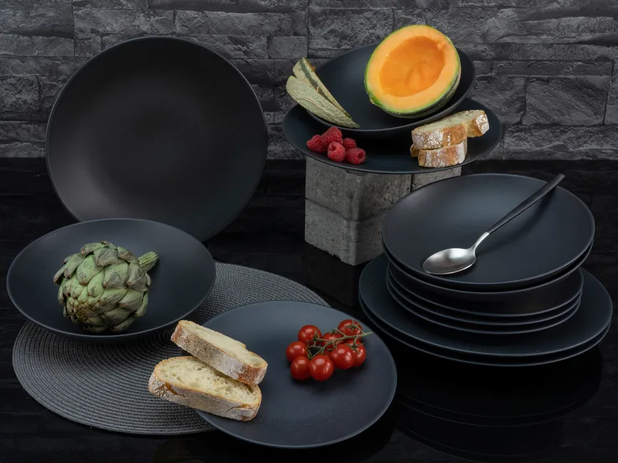 Frühstücksteller "Soft Touch" milieu
