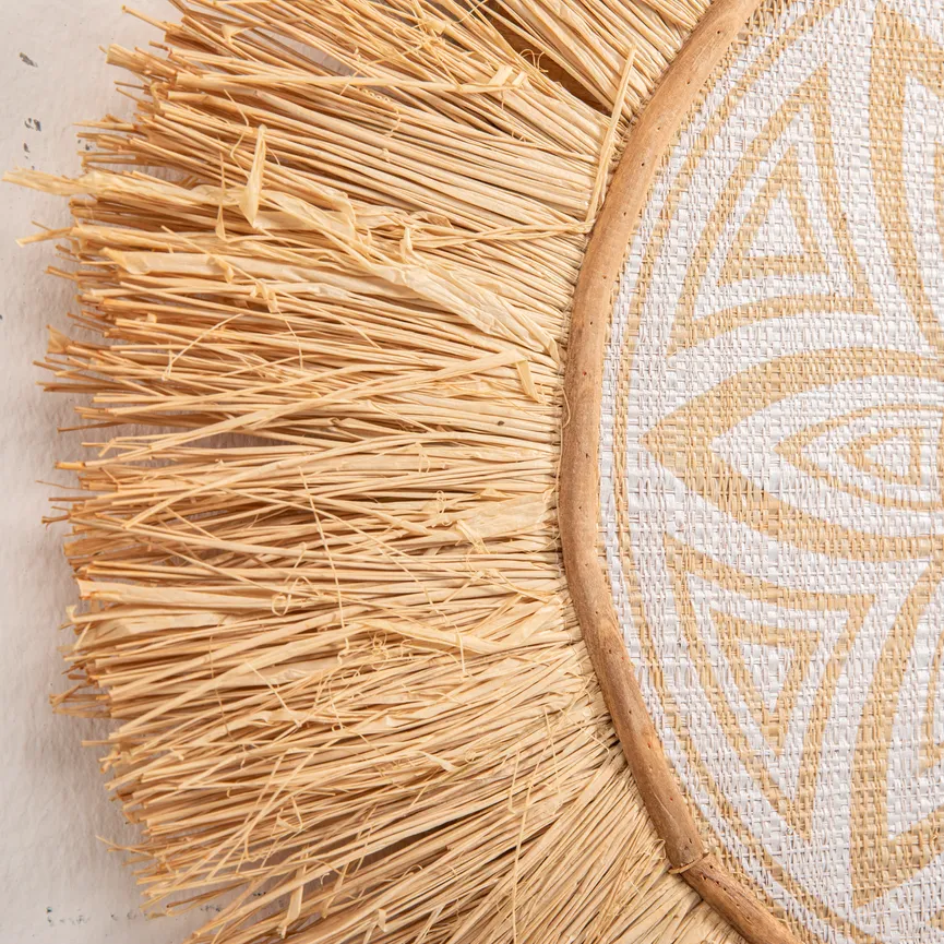 Wanddeko "Bast" natur detail