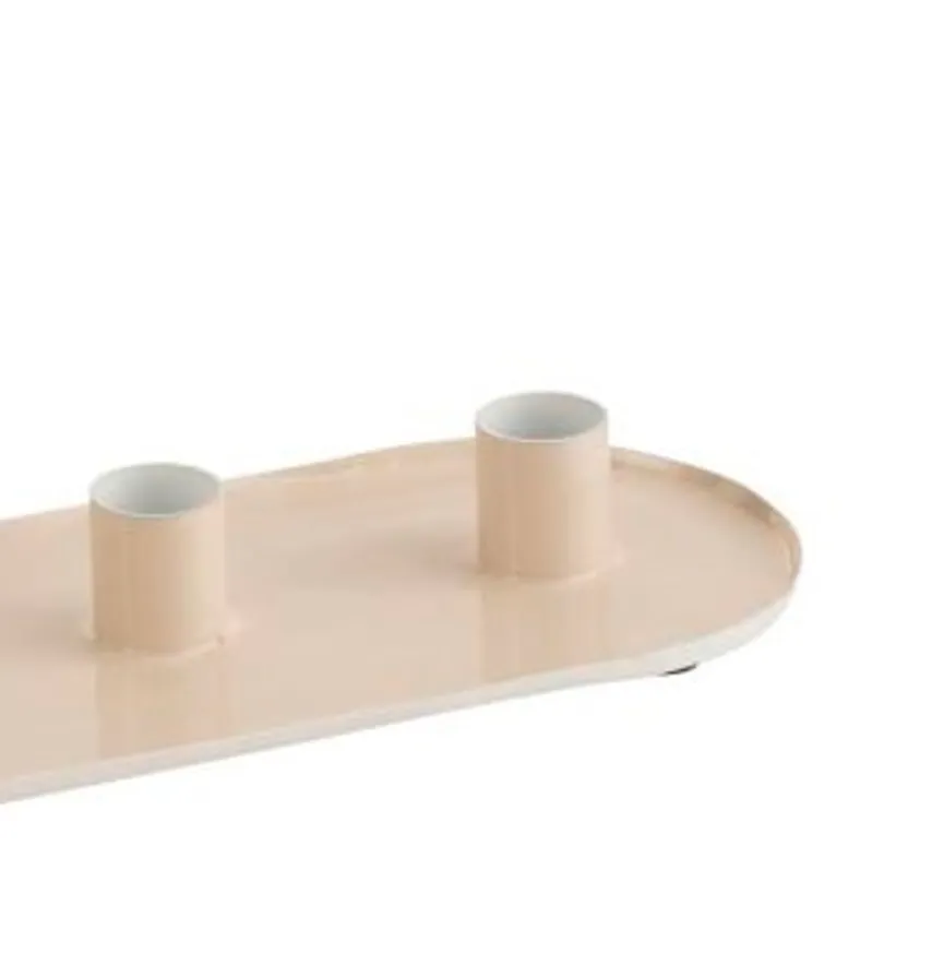 Kerzenhalter beige detail