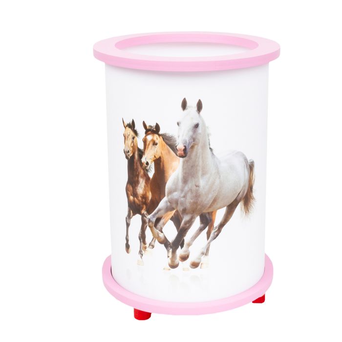 ELOBRA kids LED-Kinderlampe Rosa Pferde