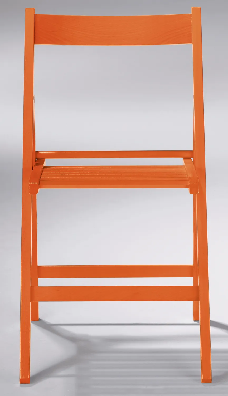 Klappstuhl orange detail