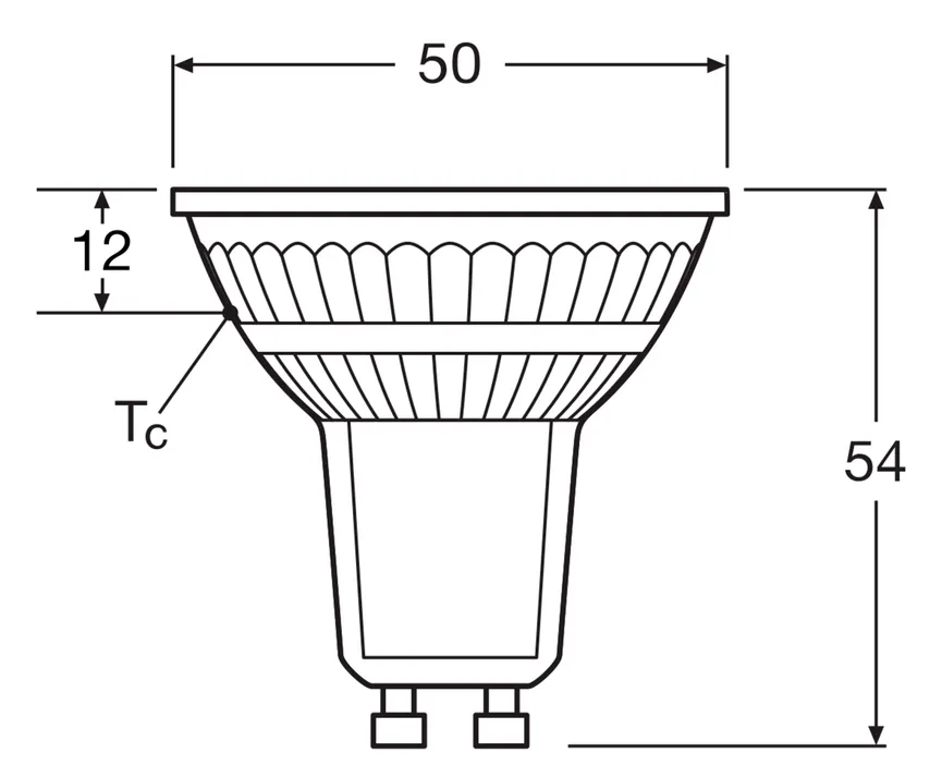 GU10/3,7 Watt LED Strahler detail