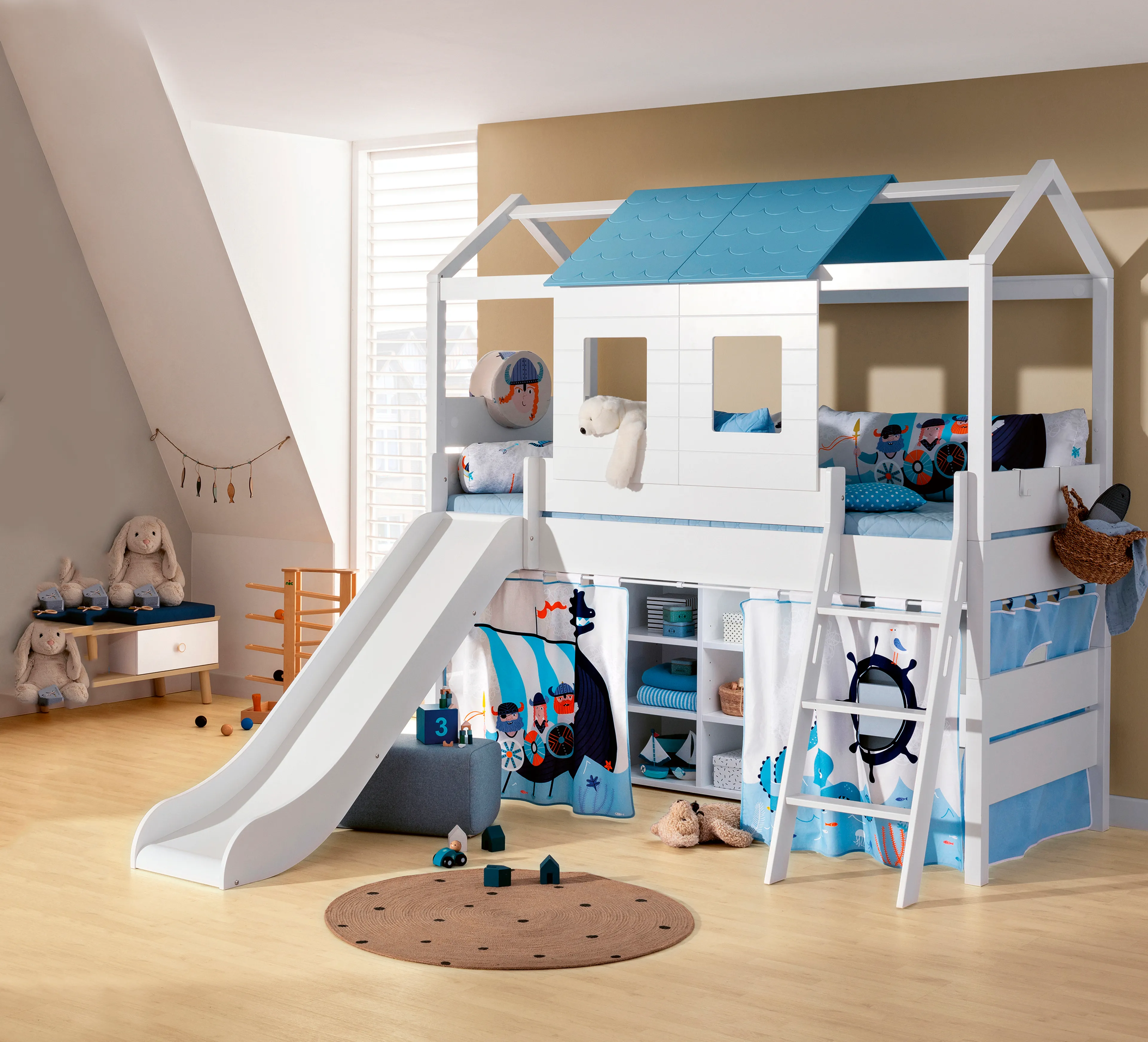 Spielbett Tiny House 90 x 200 cm