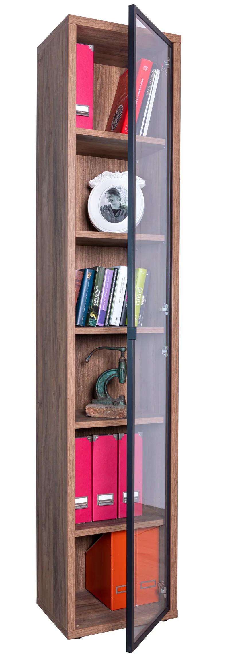 Aktenschrank mit Glastüre detail