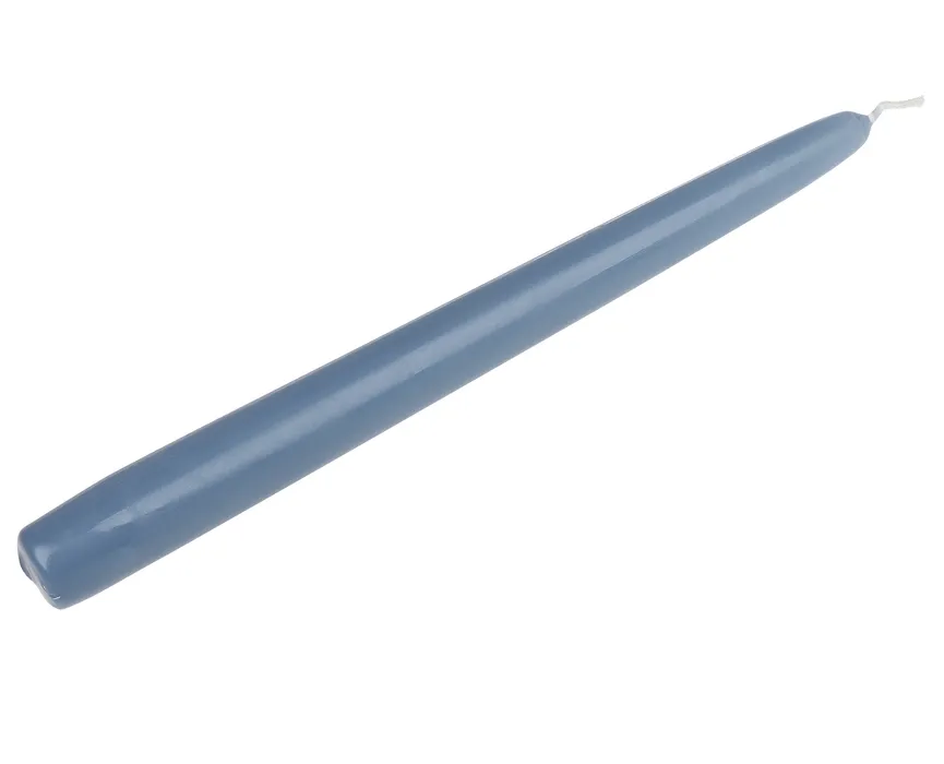 Spitzkerze rauchblau material_farbe