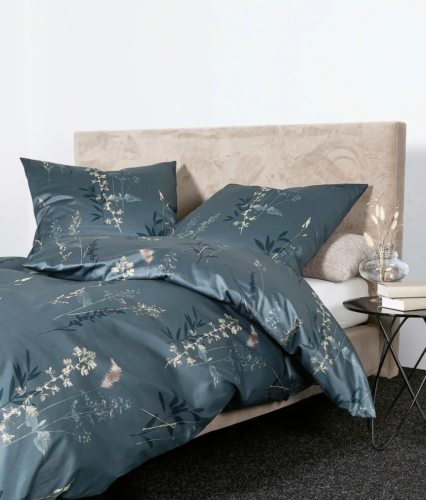 Satin-Bettw. Moments 135x200 milieu