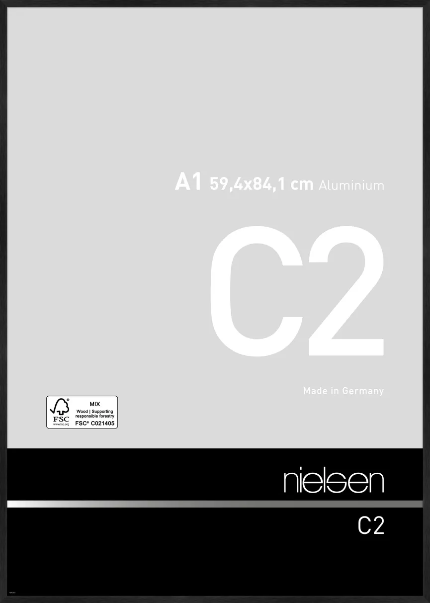 Rahmen C2 Str.Schwarz 59,4x84, hauptaufnahme