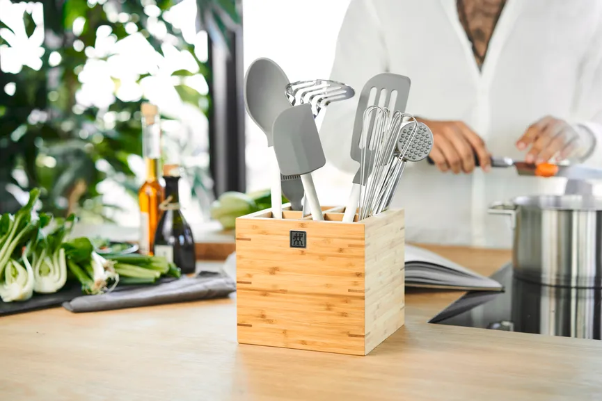 Servierlöffel "Pro" silber milieu