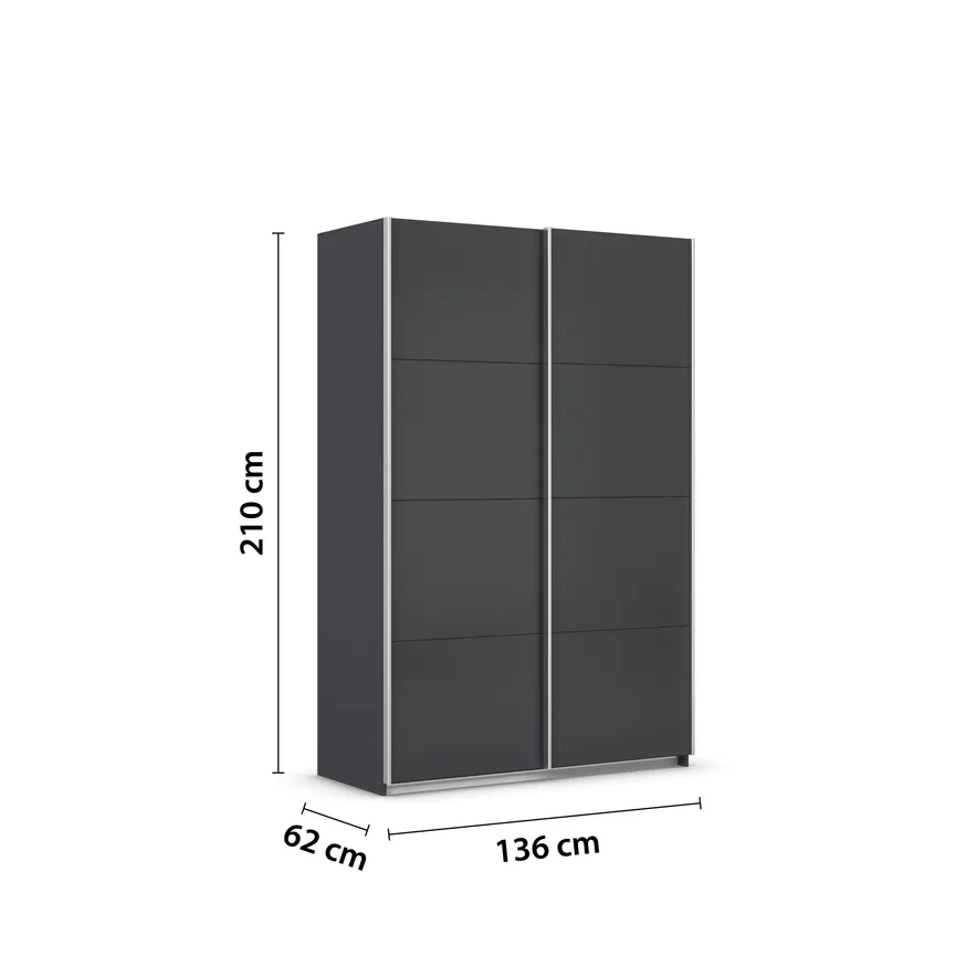 Schwebetürenschrank 2-trg. detail
