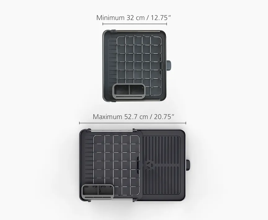 Geschirrabtropfgestell auszieh detail