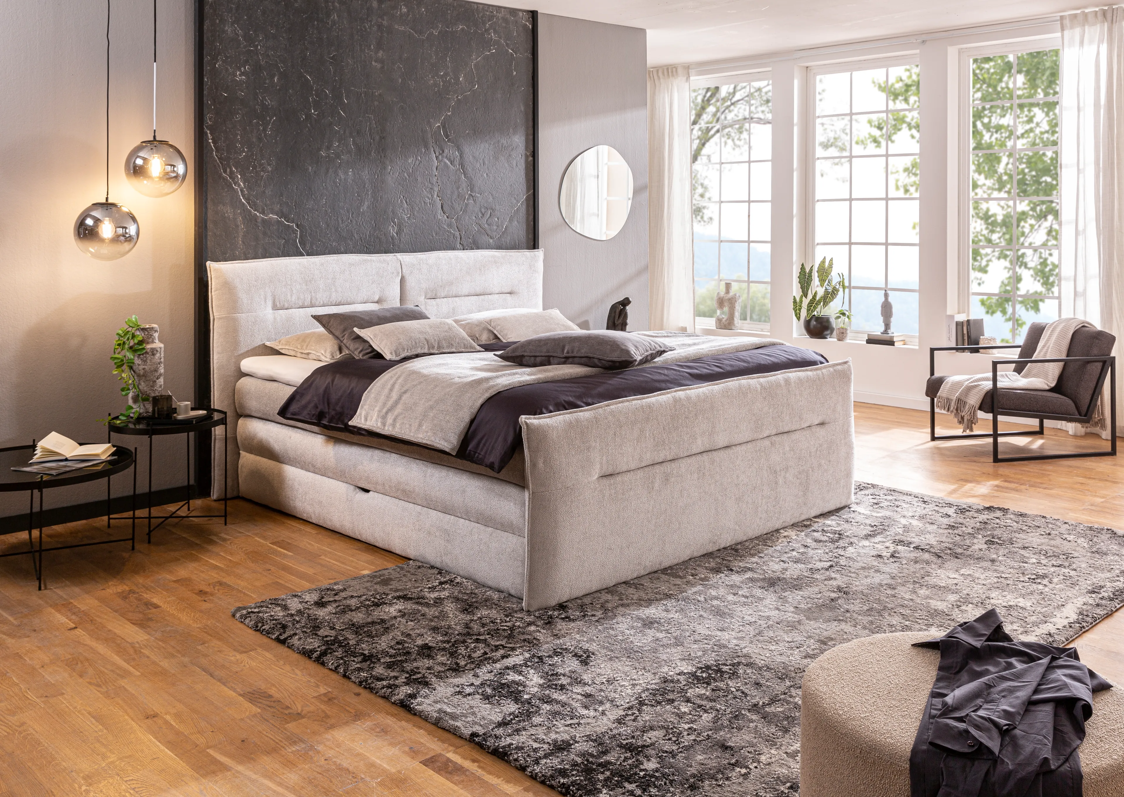 Boxspringbett  Elma 140 x 200 cm