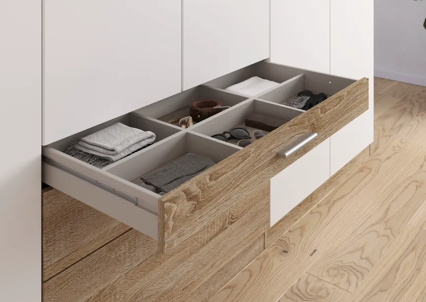 Drehtürenschrank 12-trg. detail