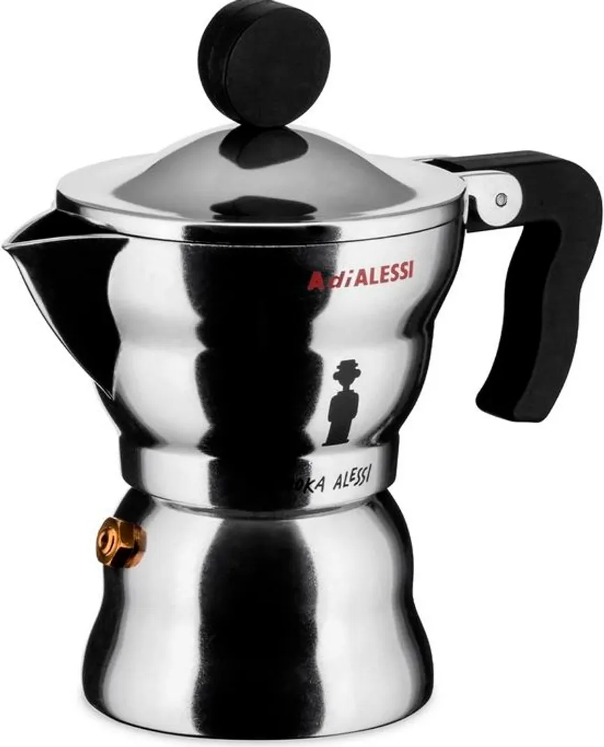 Espressokocher "Moka Alessi" detail