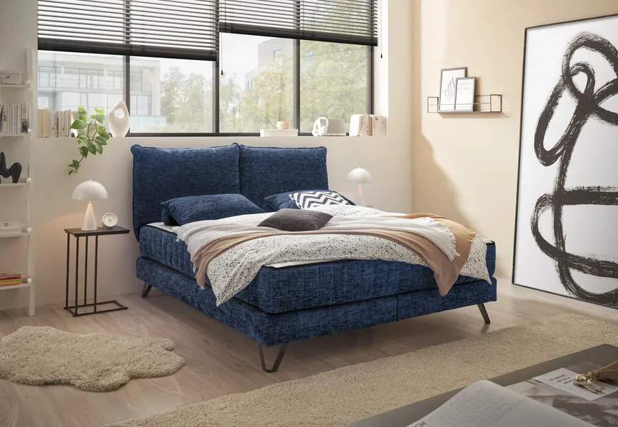 Boxspringbett 180x200 cm milieu