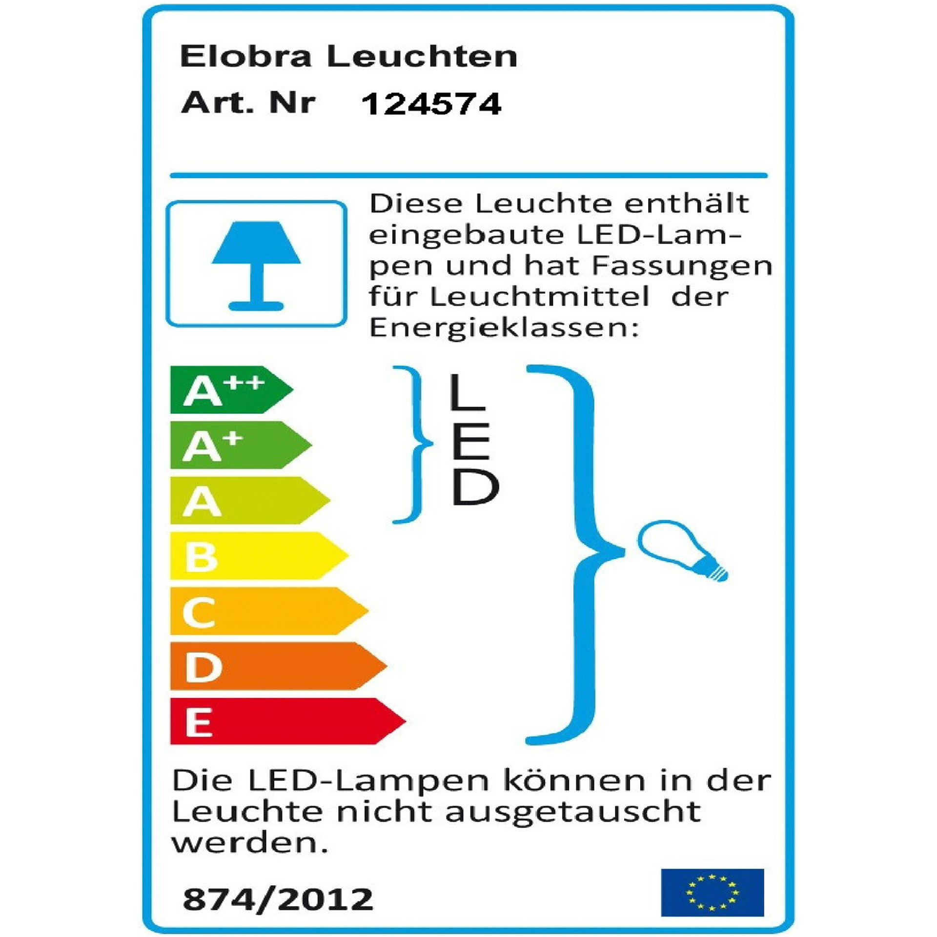 Deckenleuchte energielabel