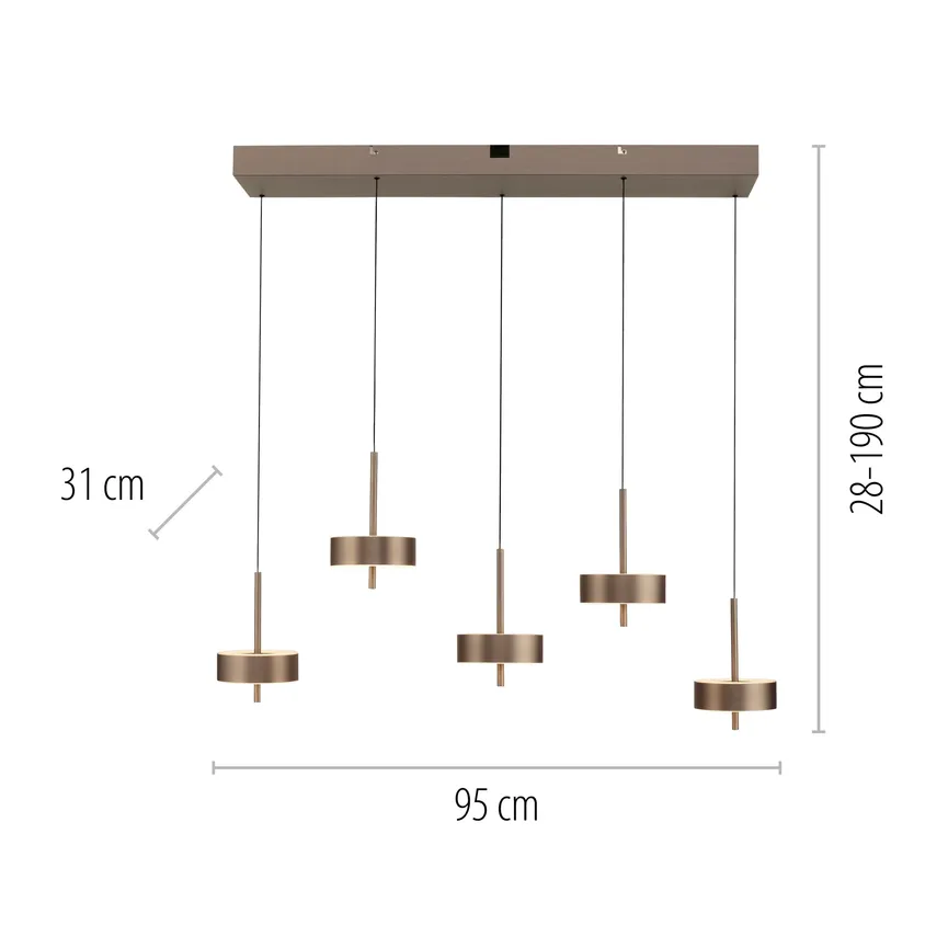 Pendelleuchte "Q-Rotate" detail