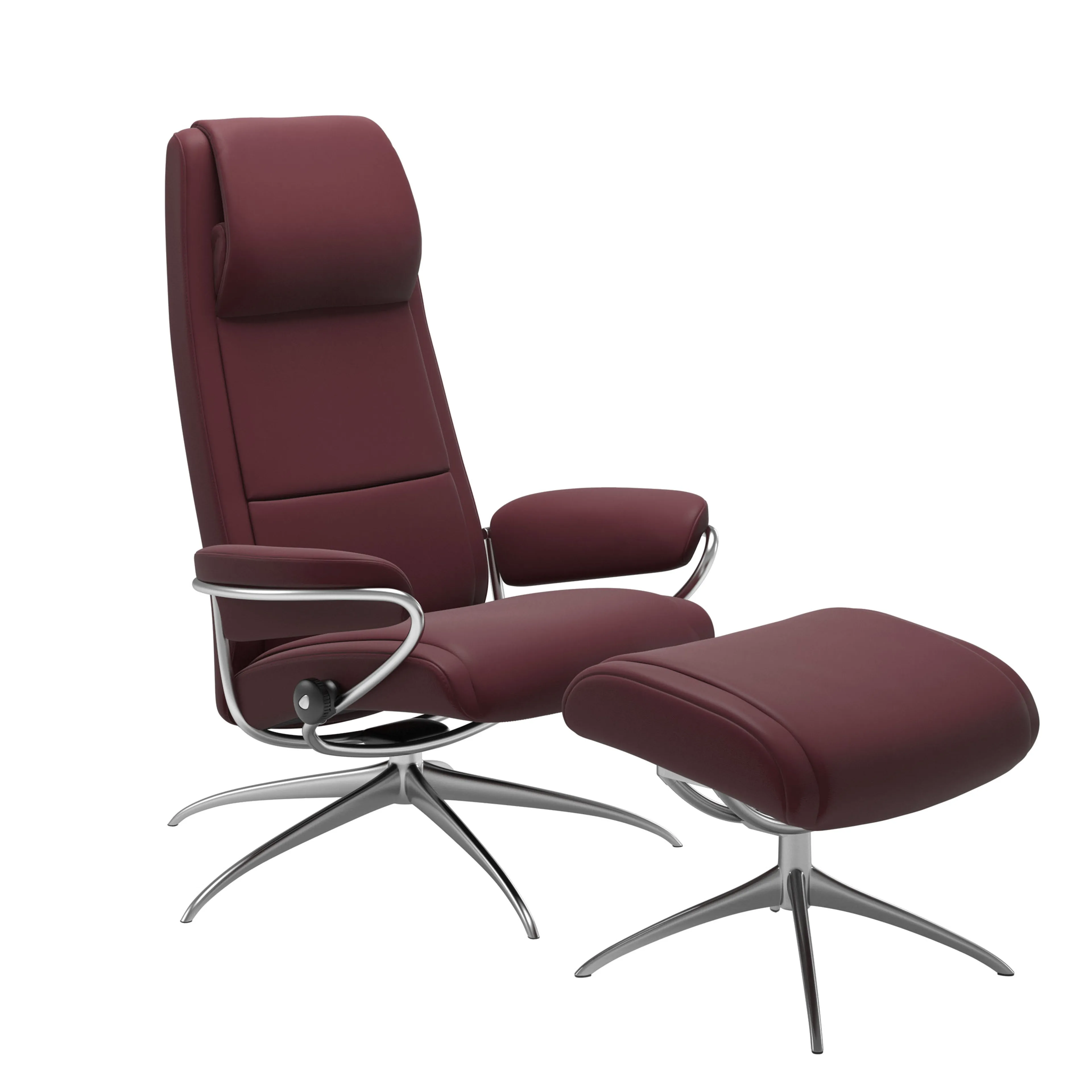 Sessel mit Hocker Paris Star High Back