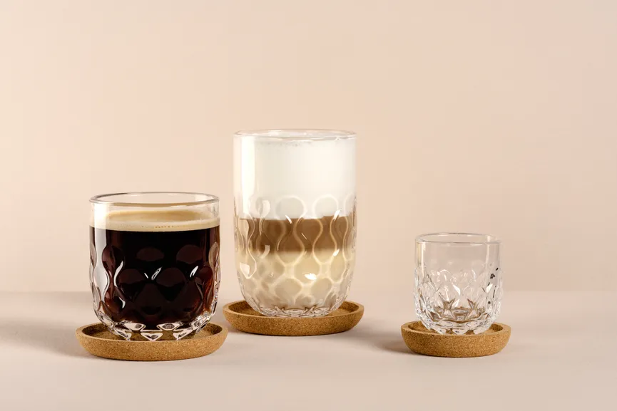 Latte Macchiato Set "Gocce" milieu