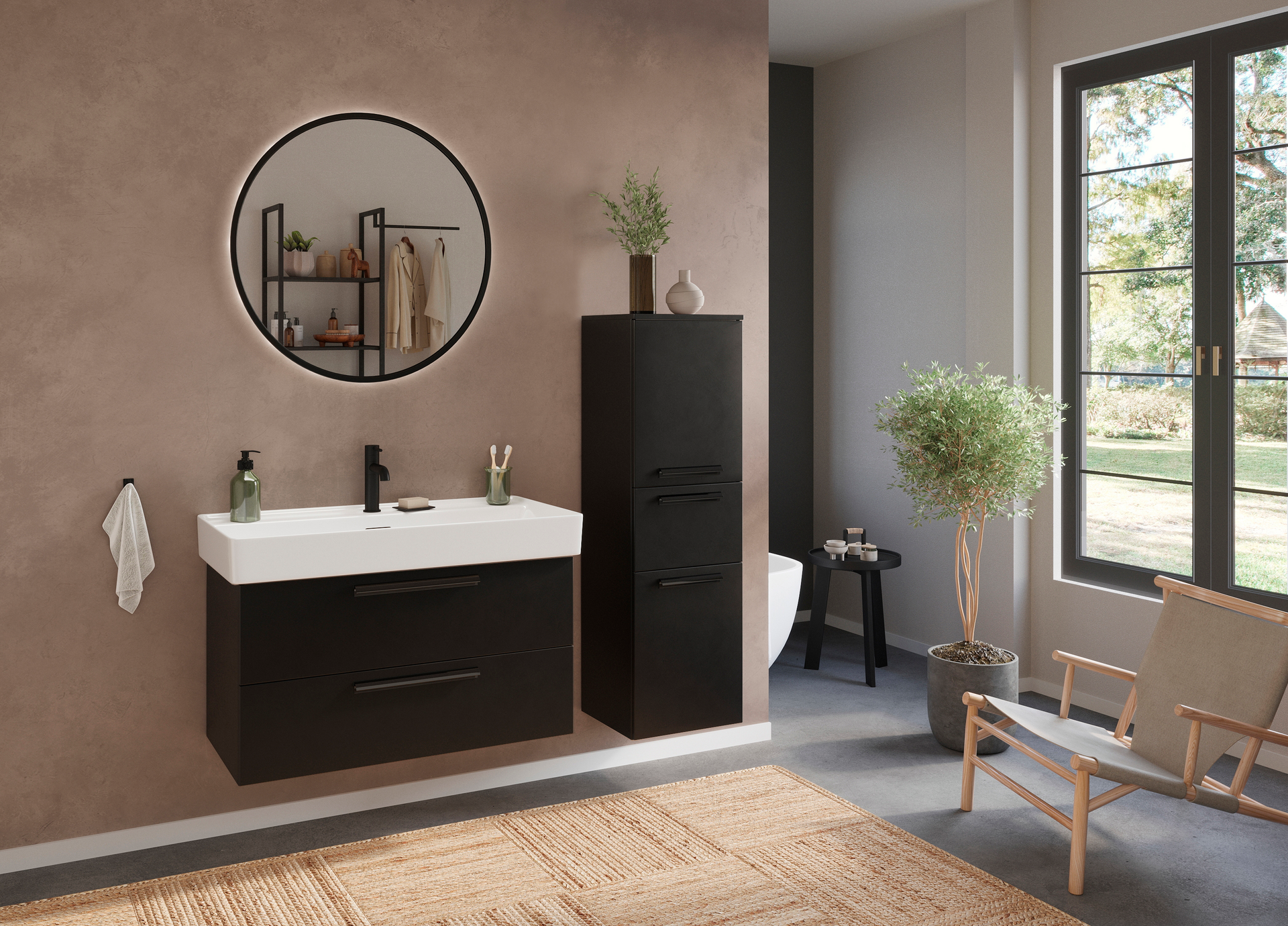 *Waschbeckenunterschrank milieu