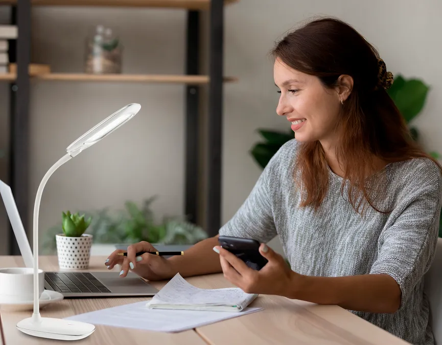 Tischleuchte "Minea I" milieu