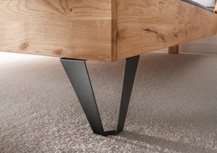 Massivholzbett 180x200 cm detail