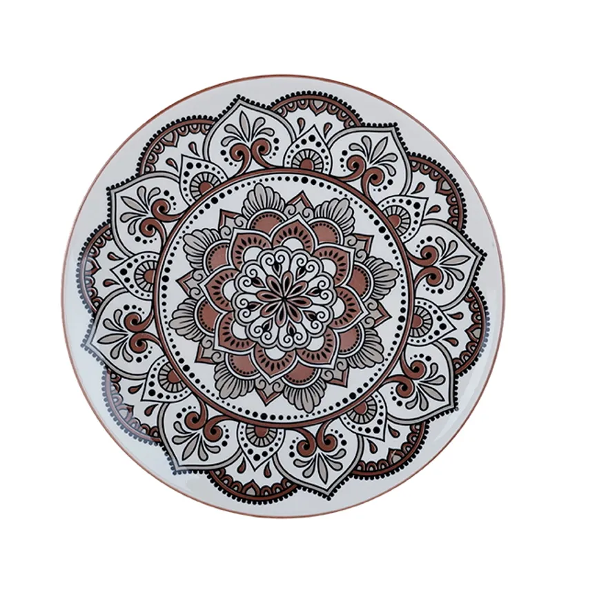 Speiseteller "Mandola" braun hauptaufnahme