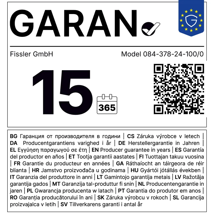 Pfanne Original-Profi-Collecti garantielabel