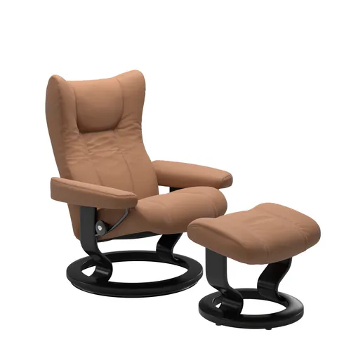 Sessel mit Hocker
