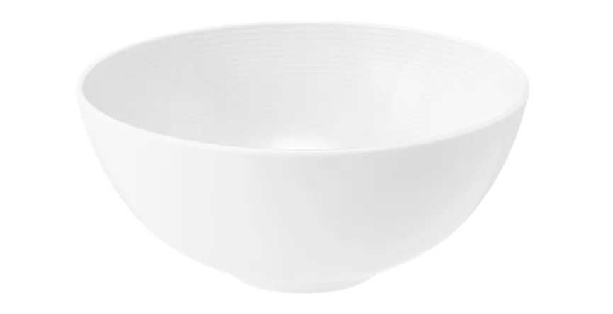 Schale "Beat" 2 Liter weiß detail