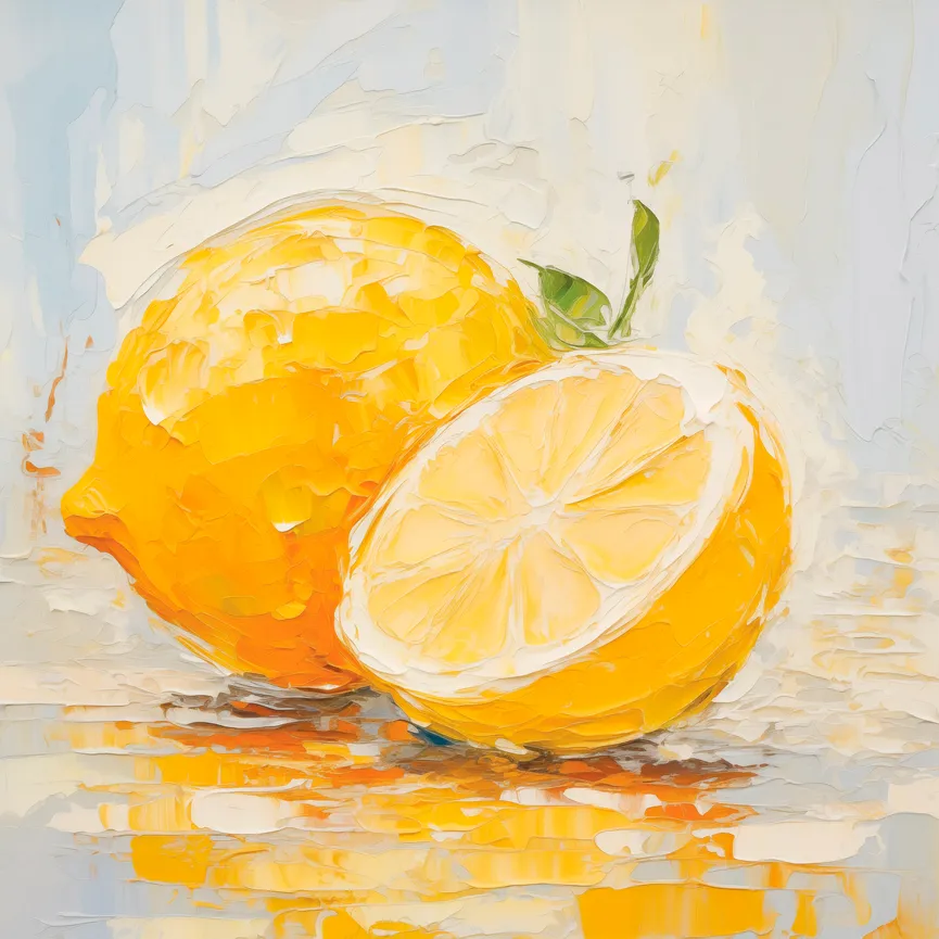 Wandbild "Lemon I" gelb hauptaufnahme