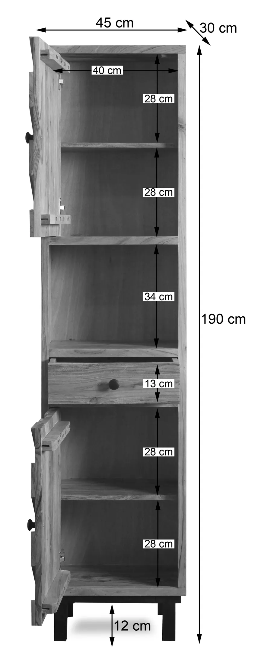 Hochschrank detail