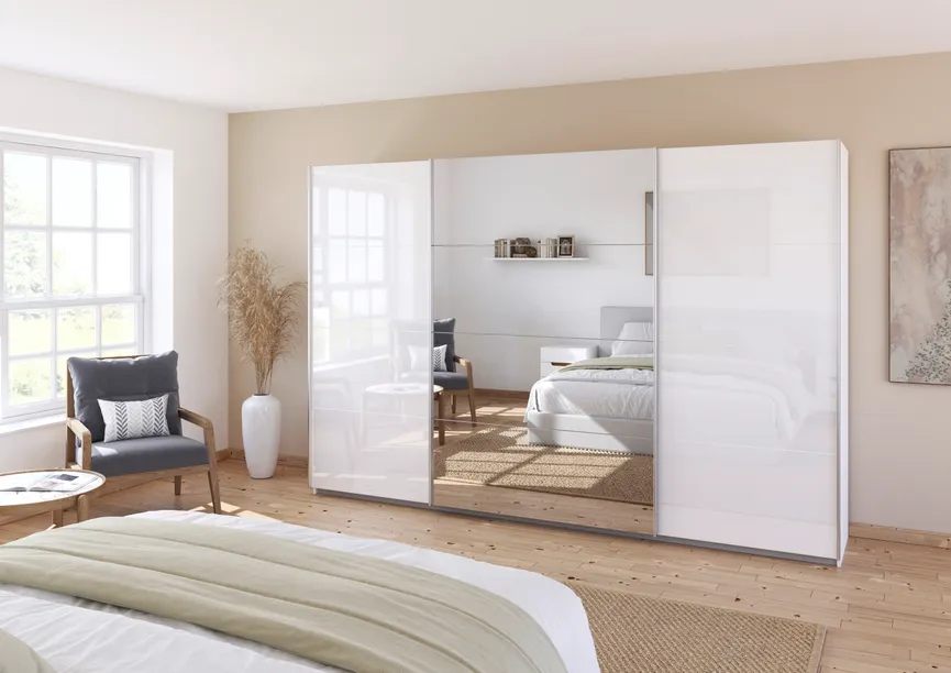 Schwebetürenschrank 3-trg. milieu