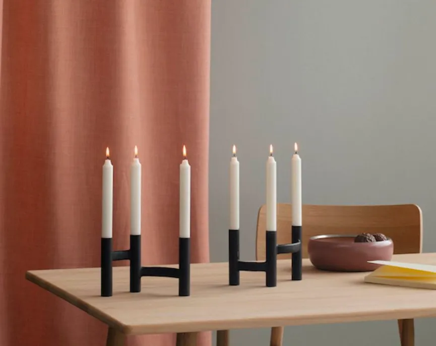 Kerzenständer "Ora" black material_farbe