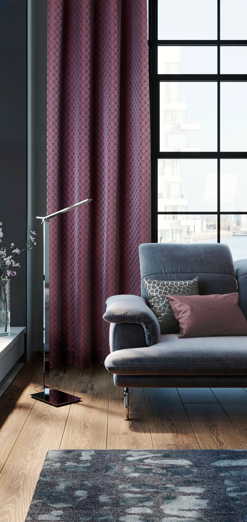 Ösenschal JOOP!Allover milieu