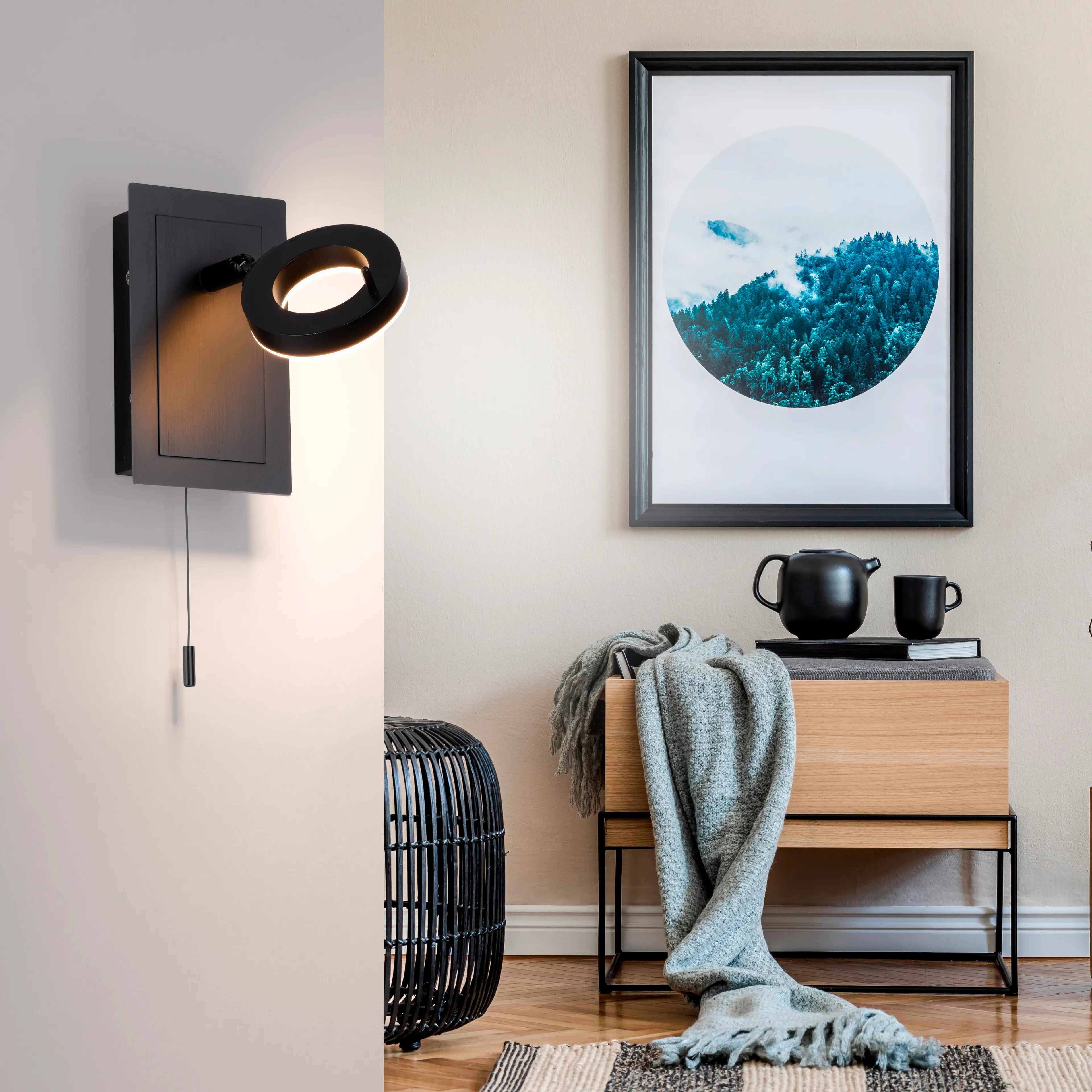 LED-Wandleuchte Sileda