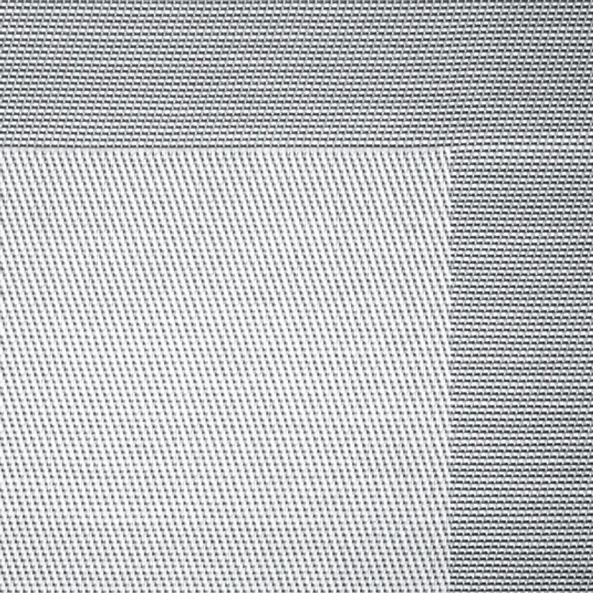 Tischset silver-black metallic detail